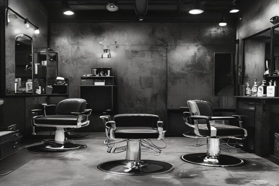 Conceito visual — Barbearia